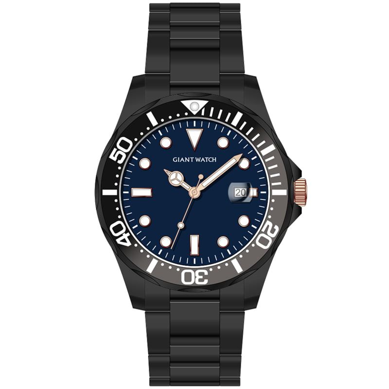 GM-2403 All Ceramic Black Men Quartz Watch New Model Ceramic Men Watch