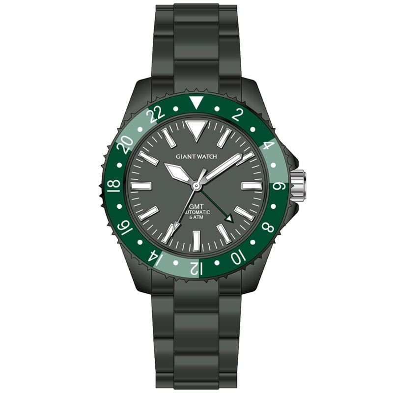 GM-2406 Factory OEM and ODM All Ceramic Diving Men's Quartz Watch for Men