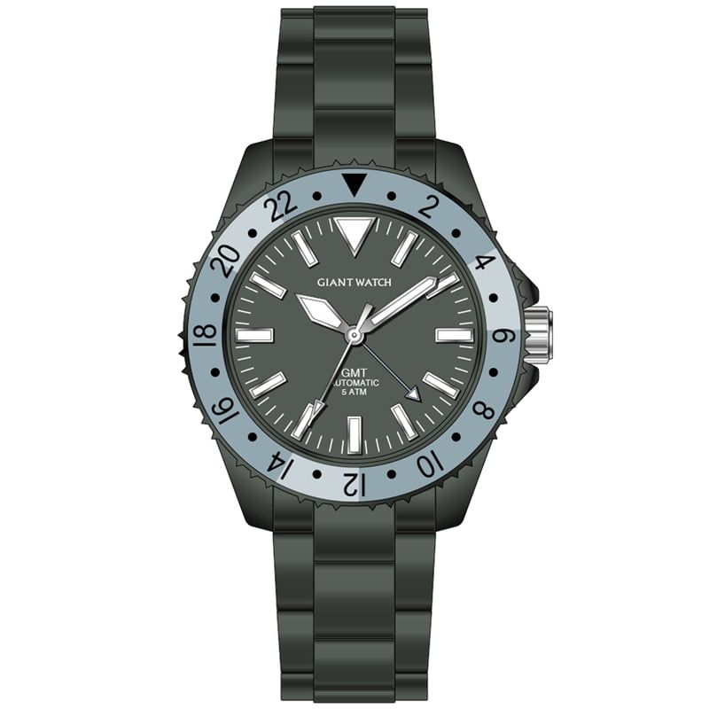 Gm-2407 All Ceramic Men Watch Fashion Style Accept Customization Factory In China